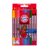 FC Bayern München Doppelfasermaler 10er Set Farbstift zwei Spitzen Stift Filzstift