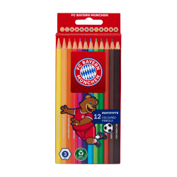 FC Bayern München Buntstifte 12er Set Stifte Farbstifte FCB