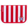 FC Bayern München Federmappe - Streifen - rot-weiß Federtasche Schüleretui gefüllt Etui FCB