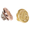 FC Bayern München Logo Pin 2er Set Gold & Rosegold Damen Anstecker Emblem Button FCB