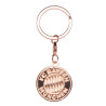 FC Bayern München Schlüsselanhänger- Logo rosegold - Anhänger Emblem FCB