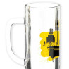 Borussia Dortmund Bierkrug - Skyline - Bierseidel 0.5 l Bierglas Glas BVB 09