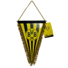 Borussia Dortmund Wimpel gestreift 28 cm Banner Schmuckwimpel - Plus Aufkleber BVB 09