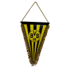 Borussia Dortmund Wimpel gestreift 28 cm Banner Schmuckwimpel - Plus Aufkleber BVB 09