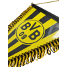Borussia Dortmund Wimpel gestreift 28 cm Banner Schmuckwimpel - Plus Aufkleber BVB 09