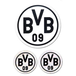 Borussia Dortmund Wimpel gestreift 28 cm Banner Schmuckwimpel - Plus Aufkleber BVB 09