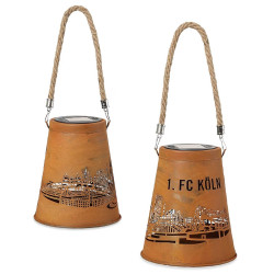 1. FC Köln Solar Laterne - Skyline - Lampe Leuchte