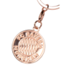 FC Bayern München Schlüsselanhänger- Logo rosegold - Anhänger Emblem FCB