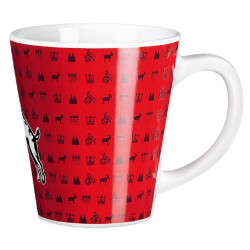 1. FC Köln Tasse - Allover - rot Kaffeebecher Kaffeetasse
