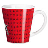 1. FC Köln Tasse - Allover - rot Kaffeebecher Kaffeetasse