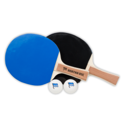 Hertha BSC Berlin Tischtennis Set (Tischtennis-Schläger und -Bälle) HBSCB