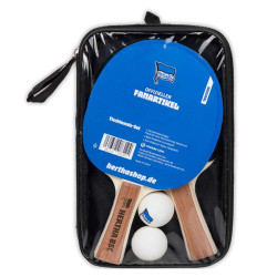 Hertha BSC Berlin Tischtennis Set (Tischtennis-Schläger und -Bälle) HBSCB