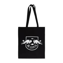 RB Leipzig Stoffbeutel - Vereinswappen - schwarz Beutel Tasche Tragetasche RBL