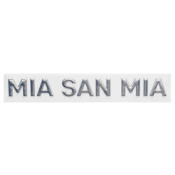 FC Bayern München Autoaufkleber Chromflex 3D - Mia San Mia - Sticker FCB Aufkleber