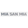 FC Bayern München Autoaufkleber Chromflex 3D - Mia San Mia - Sticker FCB Aufkleber