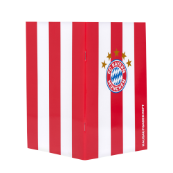 FC Bayern München Hausaufgabenheft rot-weiß gestreift Logo Heft A5 Schulheft FCB