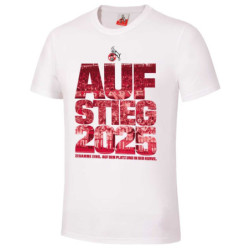1. FC Köln T-Shirt - Aufstieg 2025 - weiß Shirt | S - 5XL