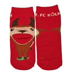 1. FC Köln  Kinder Socken - Hennes - Kindersocken - Größe 21-24