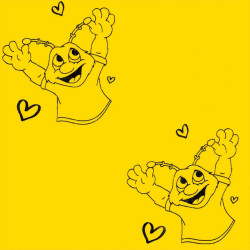 Borussia Dortmund Baby Mulltuch 2er Set Schnuffeltuch Spucktuch Schmusetuch Mulltücher BVB 09