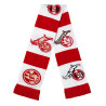1. FC Köln Premiumschal - Logo-Historie - rot/weiß Schal Fanschal