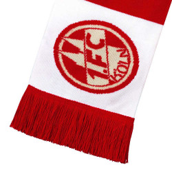1. FC Köln Premiumschal - Logo-Historie - rot/weiß Schal Fanschal
