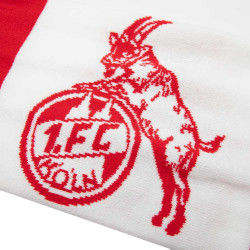 1. FC Köln Premiumschal - Logo-Historie - rot/weiß Schal Fanschal
