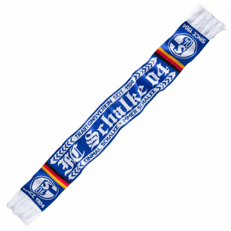 FC Schalke 04 Schal - Tradition - Fanschal Strickschal S04