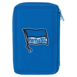 Hertha BSC Berlin Federmappe - Herthinho -  blau | Schuletui | Federtasche | Doppeletui | HBSCB