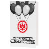 Eintracht Frankfurt Karte - Herzlichen Glückwunsch - Luftballons | Geburtstagskarte | Glückwunschkarte SGE