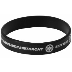 Eintracht Frankfurt 3er Set Armband schwarz-weiß Silikon Band