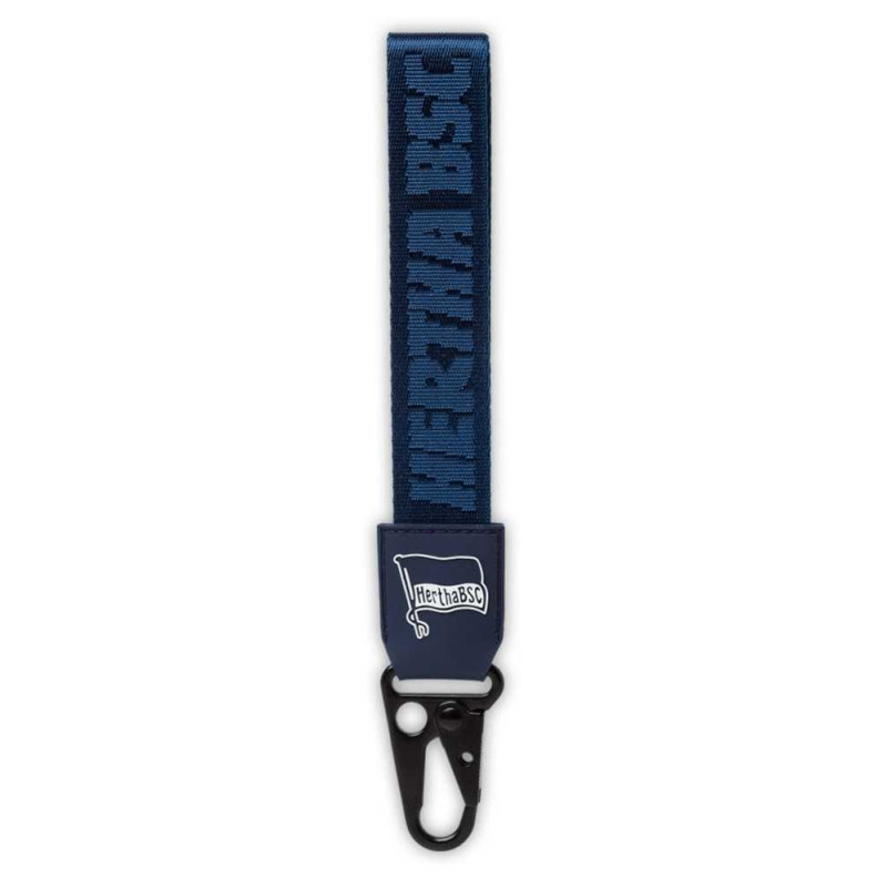 Hertha BSC Berlin Schlüsselanhänger - Karabiner - navy Lanyard Anhänger HBSCB