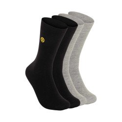 Borussia Dortmund Business Socken 2er Set schwarz/grau BVB 09