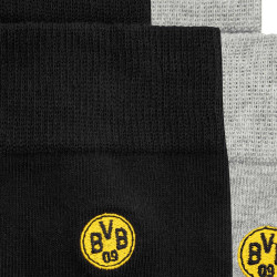 Borussia Dortmund Business Socken 2er Set schwarz/grau BVB 09