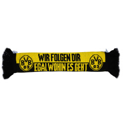 Borussia Dortmund Autoschal schwarz-gelb Car Scarf Fanschal BVB 09