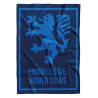 Eintracht Braunschweig Kuscheldeckel - Einmal Löwe - blau Fleecedecke  150 x 200 cm Decke BTSV