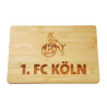 1. FC Köln Holzbrettchen - Logo - Bambus Schneidebrett Frühstücksbrettchen