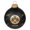 Borussia Dortmund Weihnachtskugel Signature 2025/26 schwarz-gold Christbaumkugel BVB 09