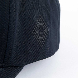 Borussia Mönchengladbach Cap - Black-In-Black - Kappe Basecap Schildmütze BMG