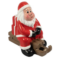 Fortuna Düsseldorf Weihnachtsfigur 2er Set Zwerg mit Schlitten und Rentier F95