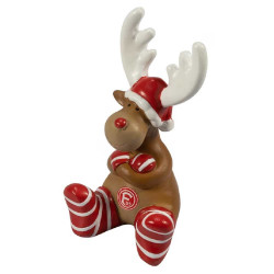 Fortuna Düsseldorf Weihnachtsfigur 2er Set Zwerg mit Schlitten und Rentier F95