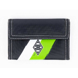 Borussia Mönchengladbach Geldbörse Nylon schwarz/weiß/grün Portmonee Geldbeutel BMG