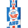 F.C. Hansa Rostock Bettwäsche - AHU - blau/weiß/rot 2-teilig 135 x 200 cm