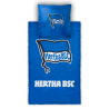 Hertha BSC Berlin Bettwäsche - Fahne pur - blau/weiß 2teilig Baumwolle HBSCB
