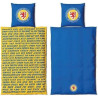 Eintracht Braunschweig Wendebettwäsche - Harz & Heideland - blau/gelb Bettwäsche 2-teilig 135 x 200 cm im Jutebeutel BTSV
