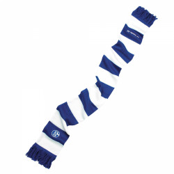 FC Schalke 04 Strickschal - Blockstreifen - blau/weiß Fanschal Schal S04
