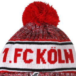 1. FC Köln Bommelmütze - Red Melange - New Era Wintermütze Mütze mit Bommel