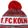1. FC Köln Bommelmütze - Red Melange - New Era Wintermütze Mütze mit Bommel