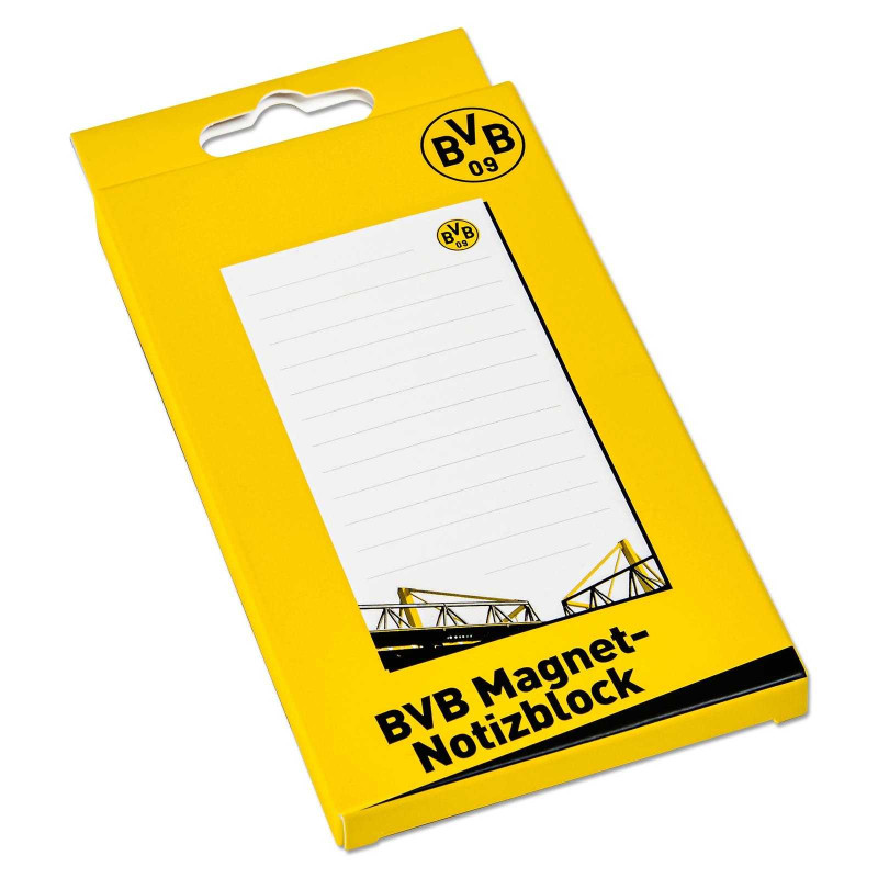 Borussia Dortmund Notizblock Einkaufsliste magnetisch Kühlschrankblock BVB 09