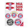 FC Bayern München Fan-Tattoos 2er Set Gesichtsaufkleber temporäre Tattoos FCB