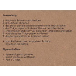 FC Bayern München Fan-Tattoos 2er Set Gesichtsaufkleber temporäre Tattoos FCB